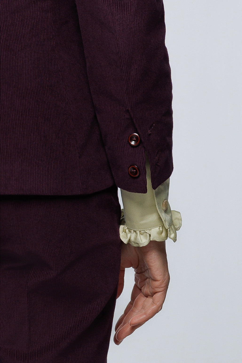 Tailored Cotton Suit with Slim-Leg Trousers