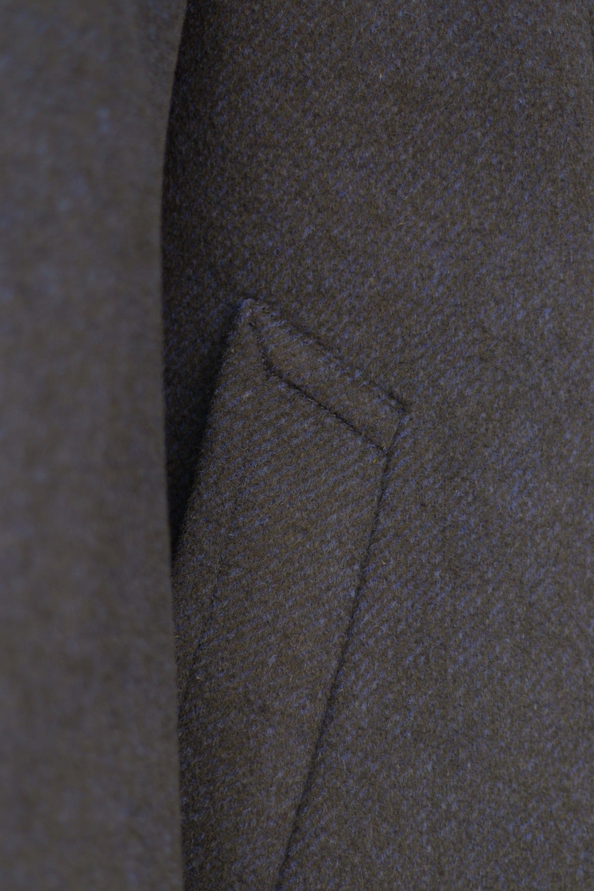 Women’s Wool Overcoat – Full Length – Dark Navy